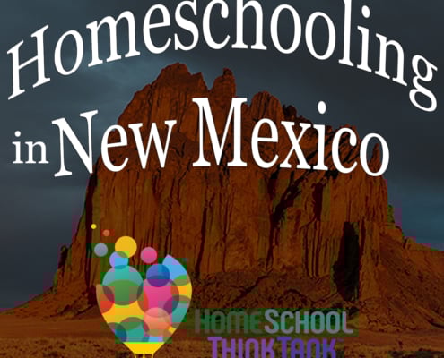 Homeschool In New Mexico: Homeschooling in New Mexico with HomeSchool ThinkTank (Image of Shiprock in background)
