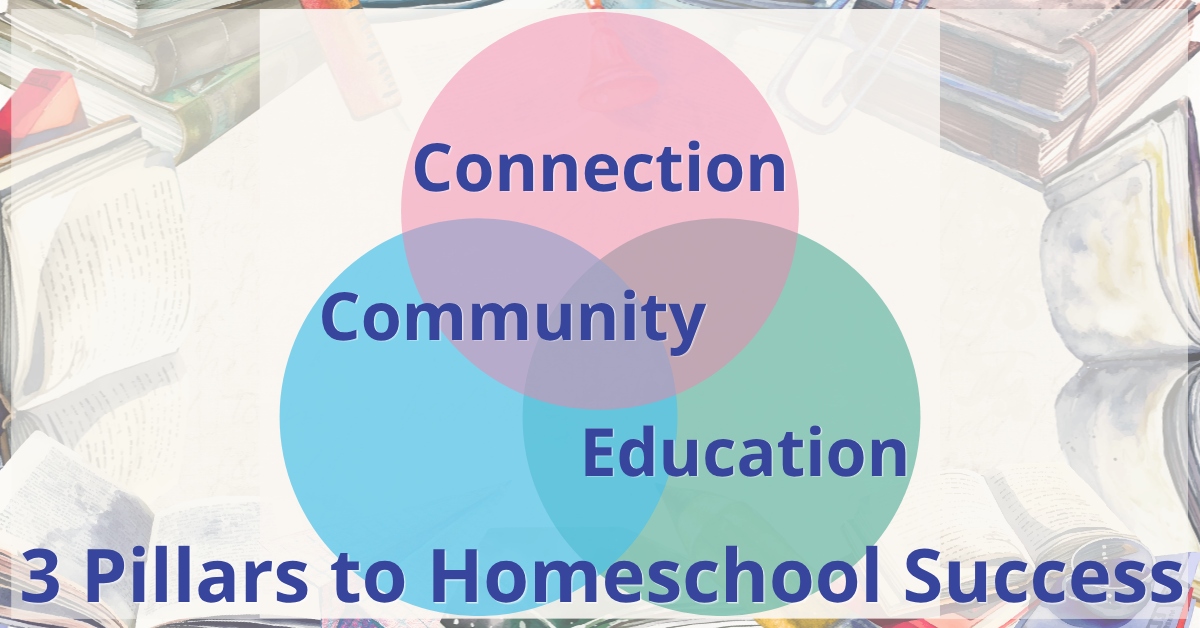 3 Pillars to Homeschool Success: Connection, Community, Education
